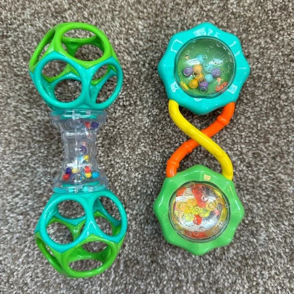 Bright Starts Gray Elephant Plush plus Toy Set - Picture 7 of 10